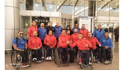 وزير الرياضة يهنئ منتخب كرة السلة بلقب البطولة العربية للكراسي المتحركة