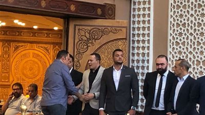 خالد سرحان أول الحاضرين عزاء مصطفى درويش