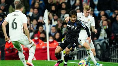 التعادل السلبي يحسم الشوط الأول بين ريال مدريد وسوسيداد