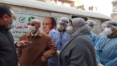 وكيل صحة الشرقية يتابع حالات العزل المنزلى لمصابى كورونا