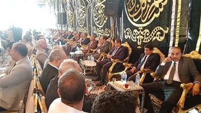 شاهد| تقديم واجب العزاء فى المستشار عبدالله عصر بالمنوفية