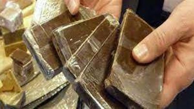 القبض شخصين بحوزتهم 8 طرب حشيش بالمنيا