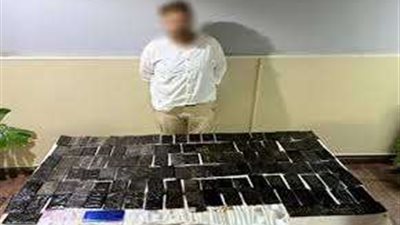 ضبط شخص بحوزته 12 كيلو حشيش بالجيزة