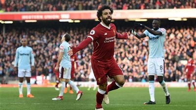 محمد صلاح يتقدم لليفربول في الشوط الأول أمام برينتفورد