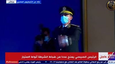 بالأسماء.. السيسي يكرم عددًا من الضباط فى احتفالية عيد الشرطة