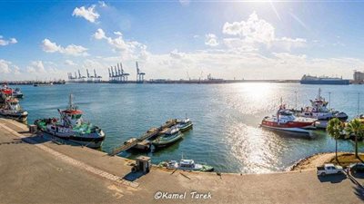 ميناء دمياط يستقبل 33 سفينة على أرصفة الهيئة