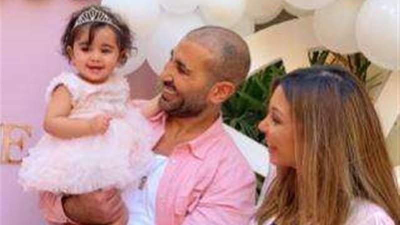 أحمد سعد وزوجته