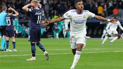 ريال مدريد يتقدم على مانشستر سيتي في الشوط الأول