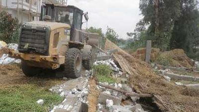 إزالة 64 حالة تعد علي مساحة 9 ألاف و840 متر مباني بالشرقية