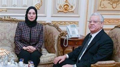 رئيس مجلس النواب يلتقي سفيرة مملكة البحرين