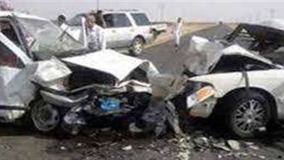 إصابة 4 أشخاص في حادث تصادم سيارتين ملاكي بشمال سيناء