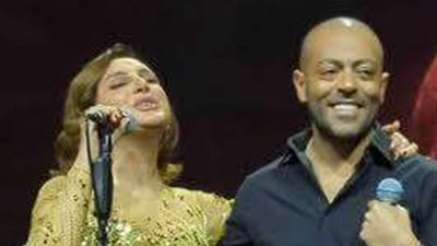 أنغام وتامر عاشور يحييان حفلاَ جماهيرياَ في 