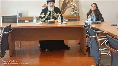 البابا تواضروس يلتقي بالصحف والقنوات الإيطالية