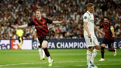 فينسيوس ودي بروين على الرأس المرشحين لأفضل لاعب في نصف نهائي دوري أبطال أوروبا