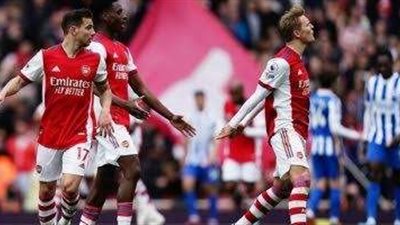 تشكيل أرسنال الرسمي أمام برايتون في الدوري الإنجليزي