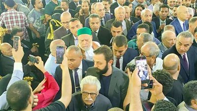 منهم الخشت وعلي جمعة.. بالصور أبرز حضور عزاء النائب محمود بكري