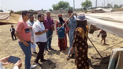 أجراء مسح ميداني لتطعيم الوافدين والمتخلفين بالشرقية