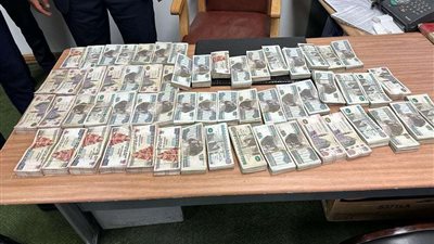 احباط تهريب كمية من النقد المصري بـ مطار برج العرب