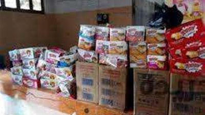 تموين الغربية يضبط 1800 عبوة كيك أطفال منتهية الصلاحية