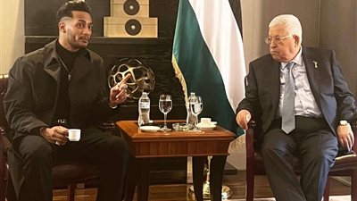 أول تعليق من محمد رمضان بعد لقائه بالرئيس الفلسطيني