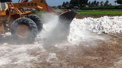 محافظ الشرقية يوجه بإزالة 65 حالة تعد على الأراضي الزراعية