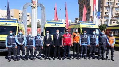 انضمام 5 سيارات إسعاف حديثة لمرفق الإسعاف بسوهاج