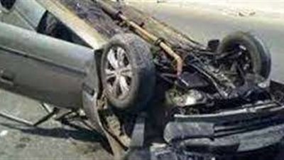 إصابة شخصين في حادث انقلاب سيارة بـ6 أكتوبر