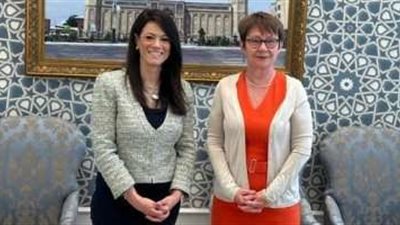 رانيا المشاط تعقد جلسة مباحثات ثنائية مع رئيسة البنك الأوروبى لإعادة الإعمار