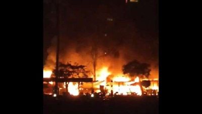 الحماية المدنية تسيطر على حريق هائل بجنوب الأقصر