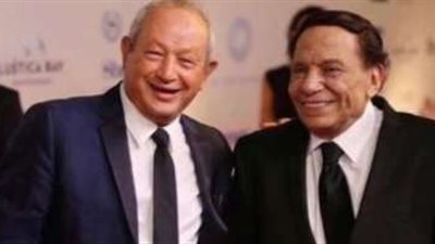 نجيب ساويرس يهنئ الزعيم عادل إمام بعيد ميلاده