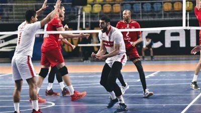 طائرة الزمالك تهزم جرين بافلوز الزامبي وتتأهل إلى نصف نهائي بطولة أفريقيا