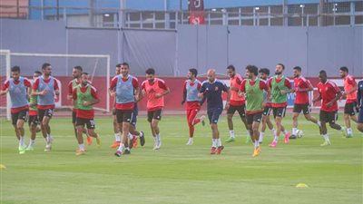 بالصور.. الأهلي يختتم تدريباته استعدادًا لمباراة الترجي التونسي
