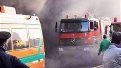 السيطرة على حريق شقة سكنية بفيصل دون إصابات