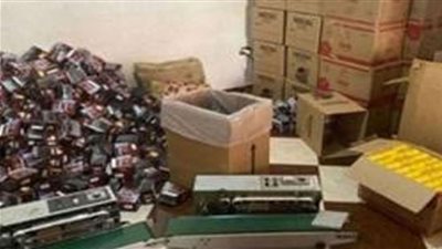 ضبط 3456 عبوة نسكافية مغشوشة ومقلدة لإحدى العلامات التجارية بالإسكندرية