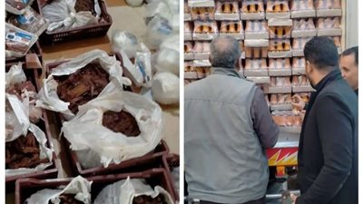 ضبط لحوم وعصائر غير صالحة للاستهلاك الآدمي بساحل سليم