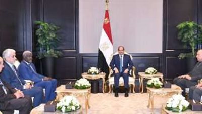 الرئيس السيسي يستقبل رئيس مفوضية الاتحاد الافريقي بشرم الشيخ
