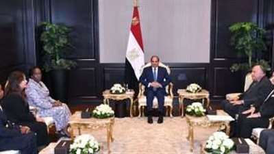 الرئيس السيسي يستقبل سكرتير عام منظمة الكوميسا