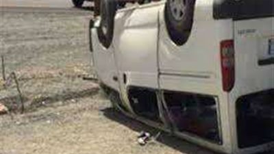 إصابة 6 أشخاص في انقلاب «ميكروباص» بالمعادي