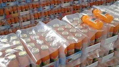 ضبط 10 آلاف عبوة عصير فاسدة داخل مصنع بالغربية