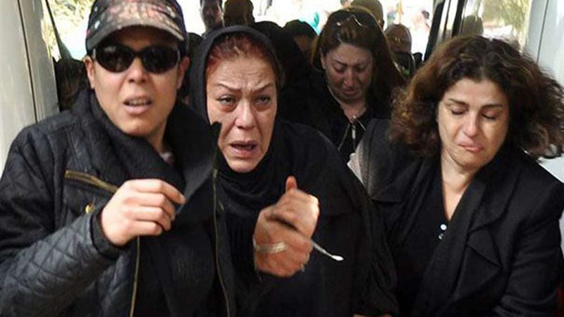 رانيا فريد شوقي اثناء