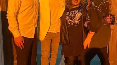 شيماء سيف تشارك جمهورها صورة من كواليس مسلسل 