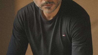 نور محمود ونبيل الحلفاوي في صورة من كواليس 