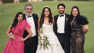 نجوم الفن يحتفلوا بحفل زفاف أبنائهم