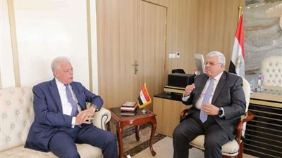 وزير التعليم العالي يلتقى محافظ جنوب سيناء لبحث ملفات التعاون المشتركة