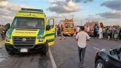 إصابة 9 أشخاص في حادث انقلاب سيارة ربع نقل بقنا