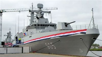 القوات المسلحة تتسلم الفرقاطة البحرية الثانية  طراز ( meko-A200)
