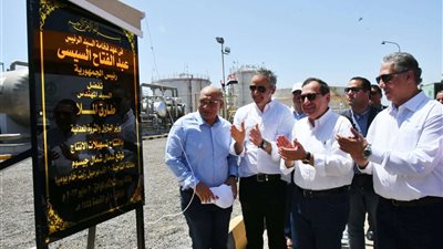 بتكلفة5.3 مليون دولار.. وزير البترول يفتتح محطة معالجة صرف صناعي