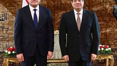 السيسي يستقبل رئيس الحكومة الليبية الجديدة