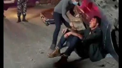 بالفيديو.. أحمد فهمي يتعرض لحادث مروع في 