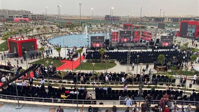 انطلاق مراسم حفل افتتاح فرع الأهلي بالتجمع الخامس